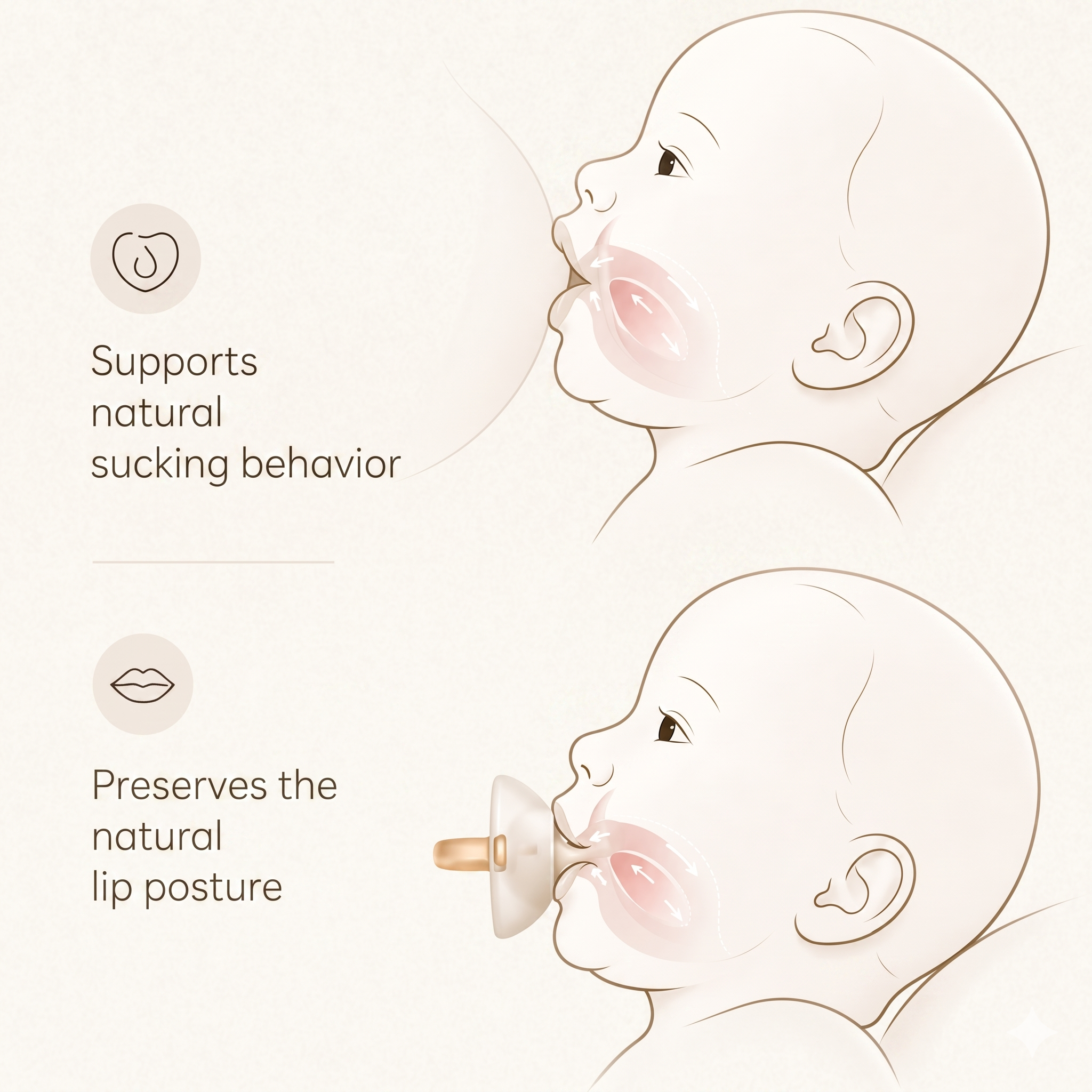 Nuckly Starter Set 2x I Nuckly Premium Pacifier